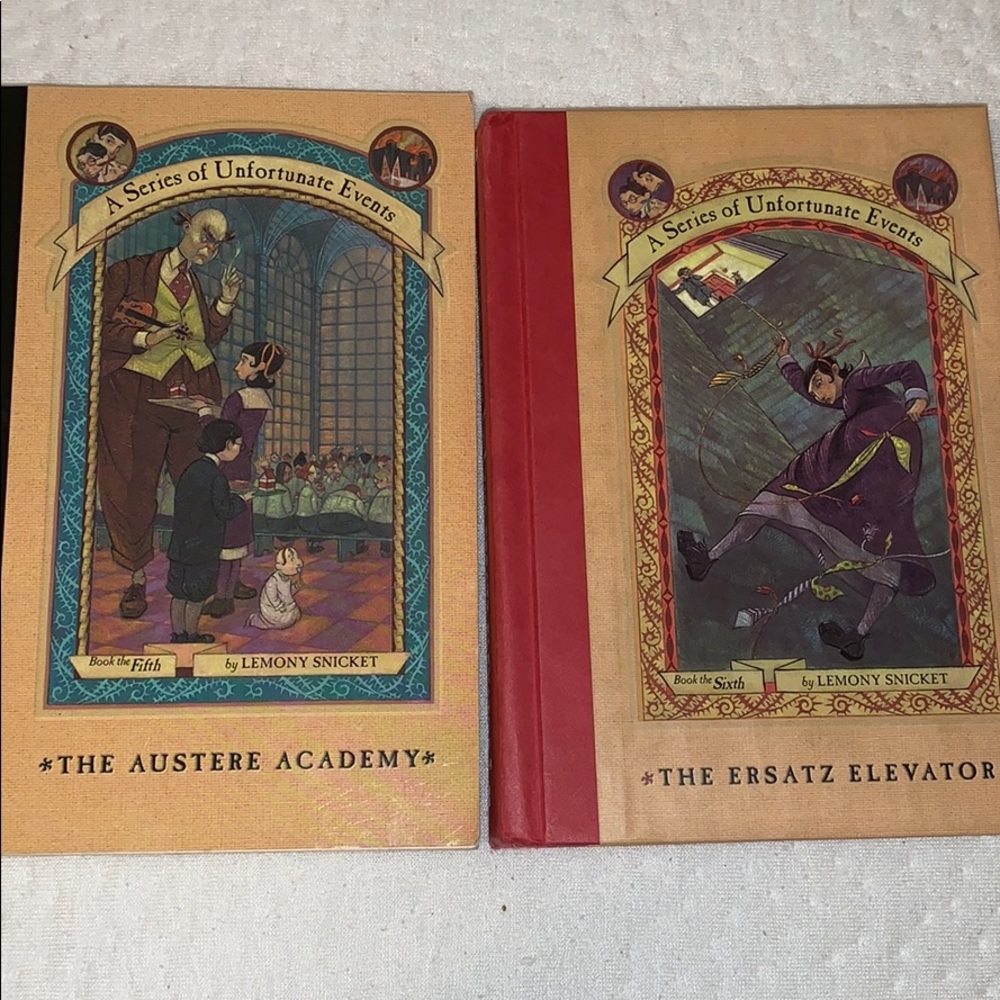 Series of Unfortunate Events books 5 and 6
